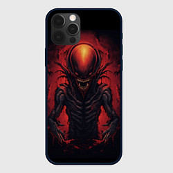 Чехол для iPhone 12 Pro Max Злой инопланетянин из портала, цвет: 3D-черный