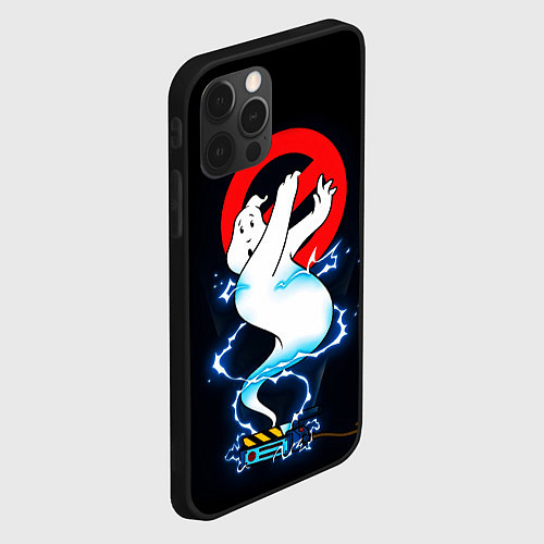 Чехол iPhone 12 Pro Max Охотники за привидениями / 3D-Черный – фото 2