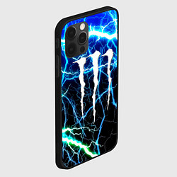 Чехол для iPhone 12 Pro Max Monster energy electro, цвет: 3D-черный — фото 2