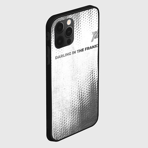 Чехол iPhone 12 Pro Max Darling in the FranXX - white gradient посередине / 3D-Черный – фото 2
