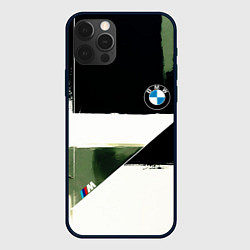 Чехол для iPhone 12 Pro Max BMW логотип, цвет: 3D-черный
