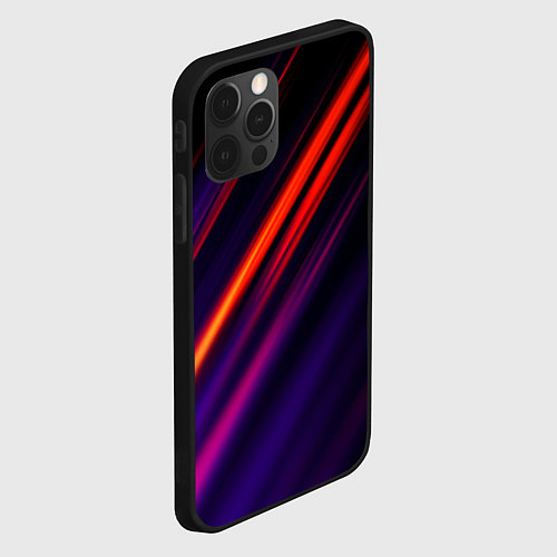 Чехол iPhone 12 Pro Max Multicolored / 3D-Черный – фото 2