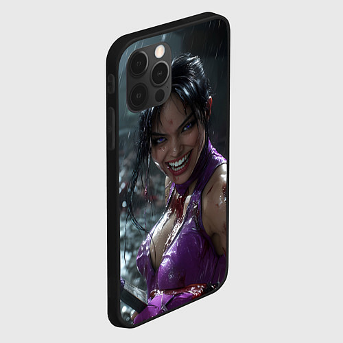 Чехол iPhone 12 Pro Max Счастливая Милина МК / 3D-Черный – фото 2