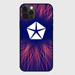 Чехол для iPhone 12 Pro Max Jeep red energy, цвет: 3D-черный