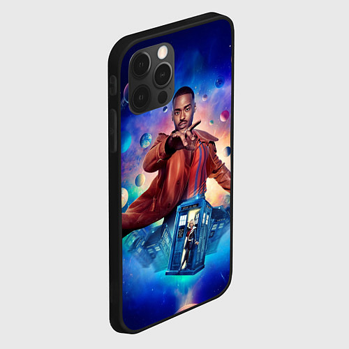 Чехол iPhone 12 Pro Max Доктор Кто Шути Гатва / 3D-Черный – фото 2