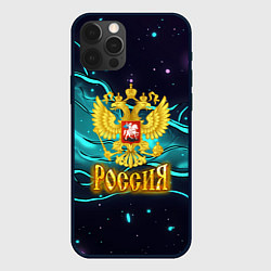 Чехол iPhone 12 Pro Max Россия - березовая абстракция