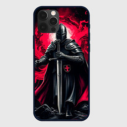Чехол для iPhone 12 Pro Max Рыцарь-крестоносец ордена красной звезды, цвет: 3D-черный