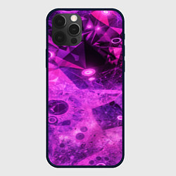 Чехол для iPhone 12 Pro Max Neon broken glass, цвет: 3D-черный