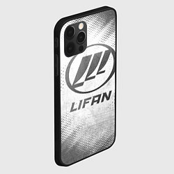 Чехол для iPhone 12 Pro Max Lifan - white gradient, цвет: 3D-черный — фото 2