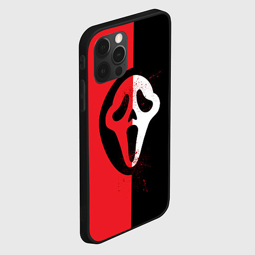 Чехол iPhone 12 Pro Max Маска крик / 3D-Черный – фото 2