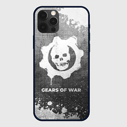 Чехол для iPhone 12 Pro Max Gears of War - grey gradient, цвет: 3D-черный
