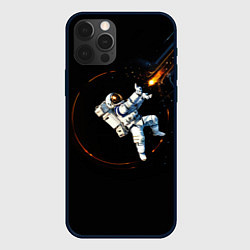 Чехол для iPhone 12 Pro Max Маг в открытом космосе, цвет: 3D-черный