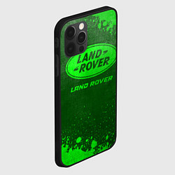 Чехол для iPhone 12 Pro Max Land Rover - green gradient, цвет: 3D-черный — фото 2