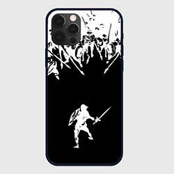 Чехол для iPhone 12 Pro Max И один в поле воин, цвет: 3D-черный