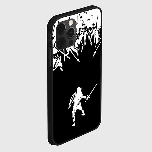 Чехол iPhone 12 Pro Max И один в поле воин / 3D-Черный – фото 2