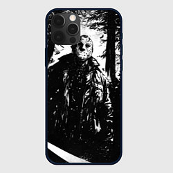 Чехол для iPhone 12 Pro Max Джейсон в лесу, цвет: 3D-черный