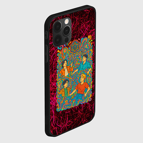 Чехол iPhone 12 Pro Max Astro в стиле психоделики / 3D-Черный – фото 2