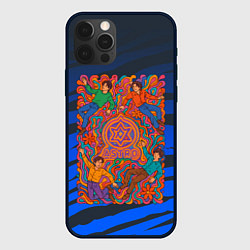 Чехол для iPhone 12 Pro Max Astro психоделика, цвет: 3D-черный