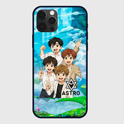 Чехол для iPhone 12 Pro Max Astro в аниме стиле, цвет: 3D-черный