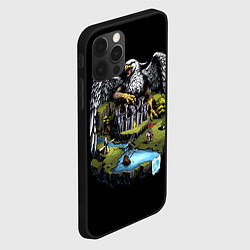 Чехол для iPhone 12 Pro Max Королевский грифон замка - Герои Меча и Магии 3, цвет: 3D-черный — фото 2