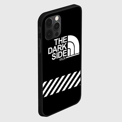 Чехол iPhone 12 Pro Max The dark side / 3D-Черный – фото 2