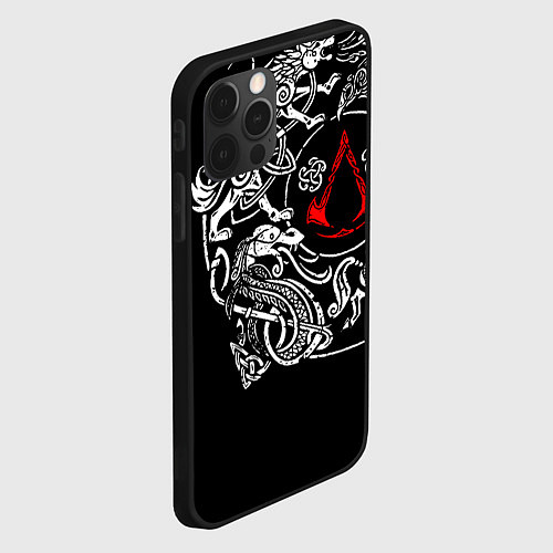 Чехол iPhone 12 Pro Max Ассасин Крид Раграрек / 3D-Черный – фото 2