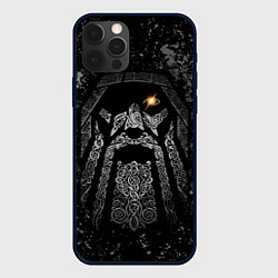 Чехол для iPhone 12 Pro Max Всеотец Один, цвет: 3D-черный