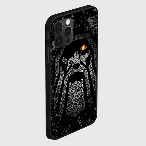 Чехол iPhone 12 Pro Max Всеотец Один / 3D-Черный – фото 2