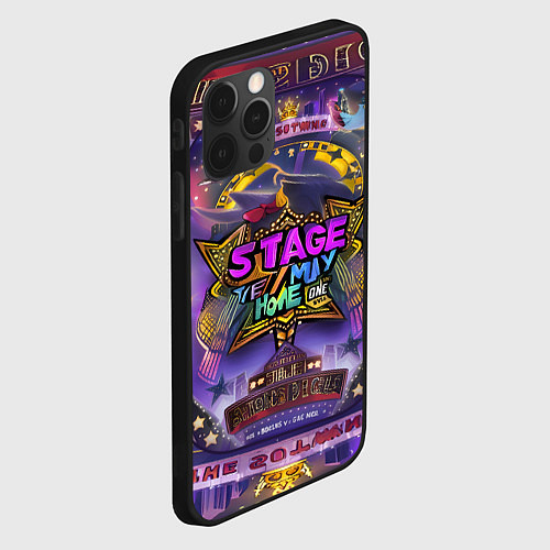 Чехол iPhone 12 Pro Max Stage / 3D-Черный – фото 2