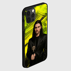 Чехол для iPhone 12 Pro Max Bones держит трость, цвет: 3D-черный — фото 2