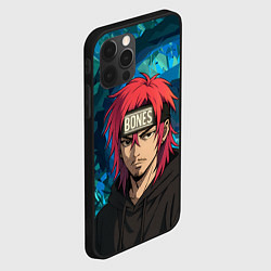 Чехол для iPhone 12 Pro Max Bones аниме, цвет: 3D-черный — фото 2