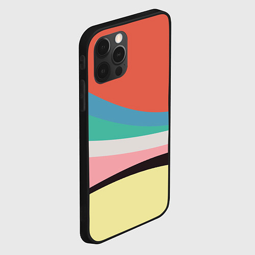 Чехол iPhone 12 Pro Max Спектр июнь / 3D-Черный – фото 2