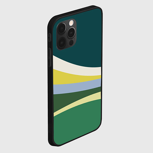 Чехол iPhone 12 Pro Max Спектр июльский луг / 3D-Черный – фото 2