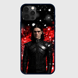 Чехол iPhone 12 Pro Max Bones в кожаной куртке