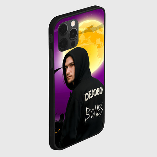Чехол iPhone 12 Pro Max Deadboy Bones / 3D-Черный – фото 2