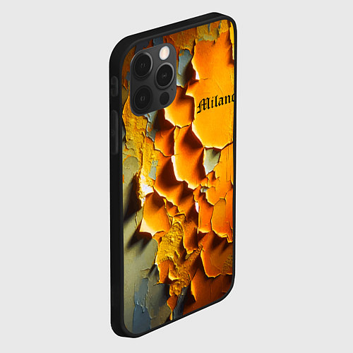 Чехол iPhone 12 Pro Max Peeling plaster - Milano / 3D-Черный – фото 2
