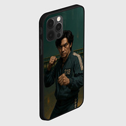 Чехол для iPhone 12 Pro Max Игрок 218 в боевой стойке, цвет: 3D-черный — фото 2