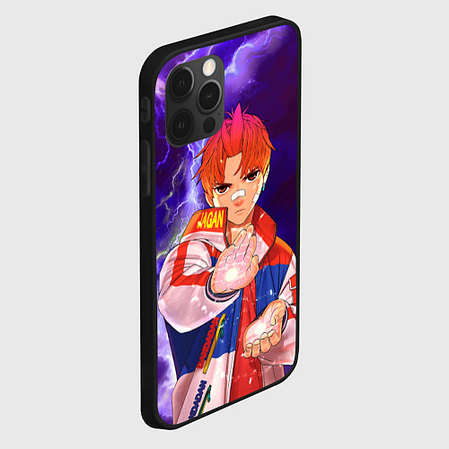 Чехол iPhone 12 Pro Max Дандадан - Джиджи / 3D-Черный – фото 2