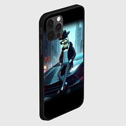 Чехол для iPhone 12 Pro Max Бендер счастливый владелец Ламборджини, цвет: 3D-черный — фото 2
