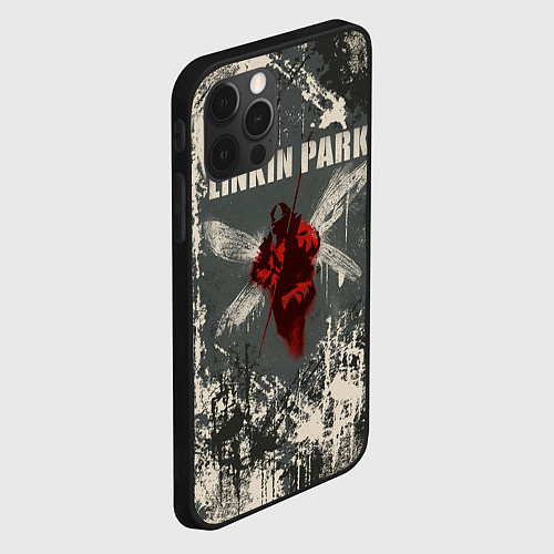 Чехол iPhone 12 Pro Max Linkin Park - Hybrid Theory / 3D-Черный – фото 2