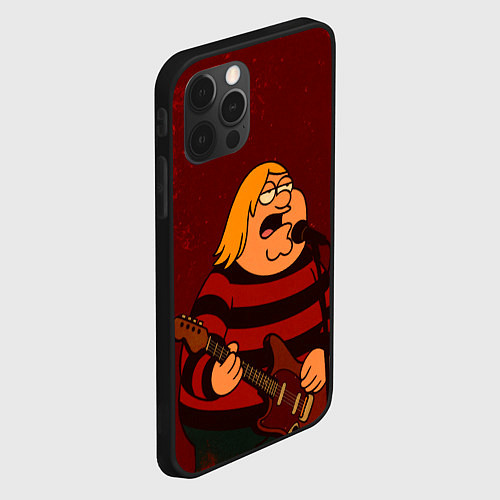 Чехол iPhone 12 Pro Max Питер в Нирване / 3D-Черный – фото 2