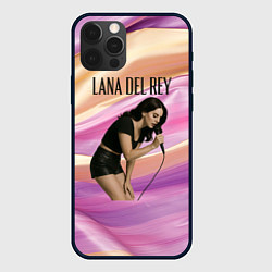 Чехол для iPhone 12 Pro Max Lana Del Rey поет в микрофон, цвет: 3D-черный