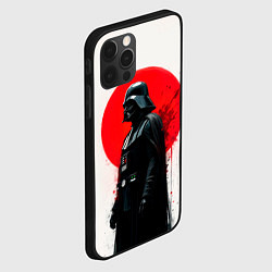 Чехол для iPhone 12 Pro Max Дарт Вейдер на фоне заката, цвет: 3D-черный — фото 2