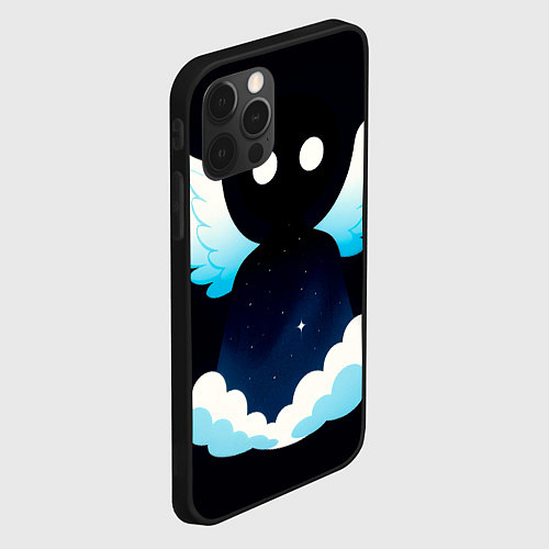 Чехол iPhone 12 Pro Max Воплощение космоса / 3D-Черный – фото 2