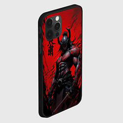 Чехол для iPhone 12 Pro Max Они воин самурай, цвет: 3D-черный — фото 2