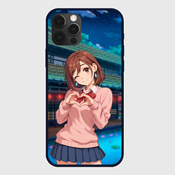 Чехол для iPhone 12 Pro Max Милашка Сиратори Айра Дандадан, цвет: 3D-черный