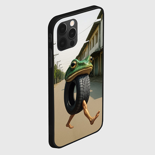 Чехол iPhone 12 Pro Max Бонека Амбалабу мем / 3D-Черный – фото 2