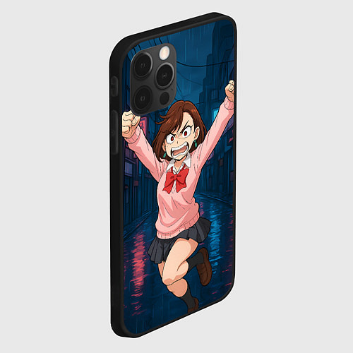 Чехол iPhone 12 Pro Max Сиратори Айра в ярости / 3D-Черный – фото 2
