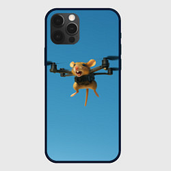 Чехол для iPhone 12 Pro Max Маусини Кводрокоптини мем, цвет: 3D-черный