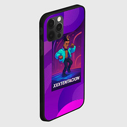 Чехол для iPhone 12 Pro Max XXXTentacion танцует в стиле 80х, цвет: 3D-черный — фото 2